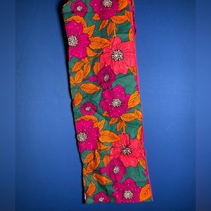 Floral fabric wrap
